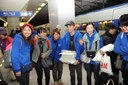 Tras veinte días, los viajeros llegan a Busan. © Joanna Lindén-Montes En tren a Busan: viajar por la paz en Corea
